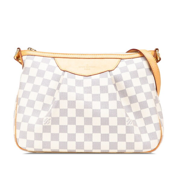 Louis Vuitton Handbags - Louis Vuitton Damier Azur White Syracuse Crossbody Shoulder Bag Leather